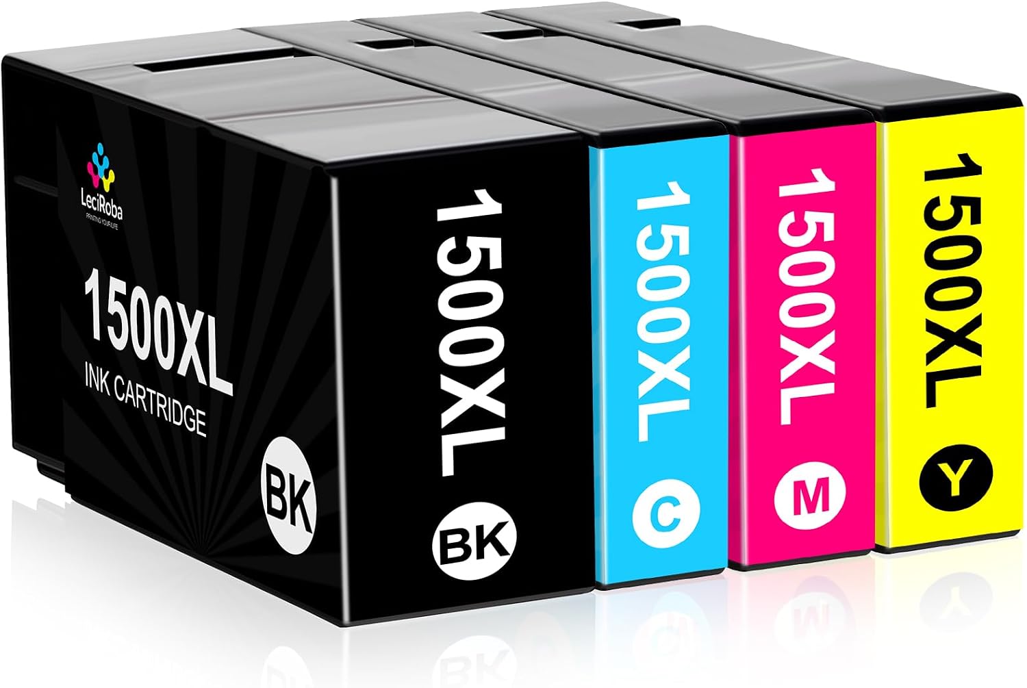 Detalle de LeciRoba 1500XL Cartouches PGI-1500XL 4 couleurs