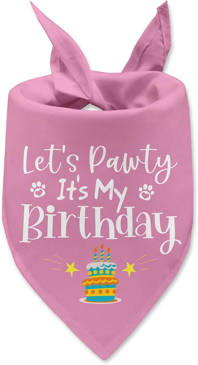 Detalle de Birthday Dog Bandana, Adjustable