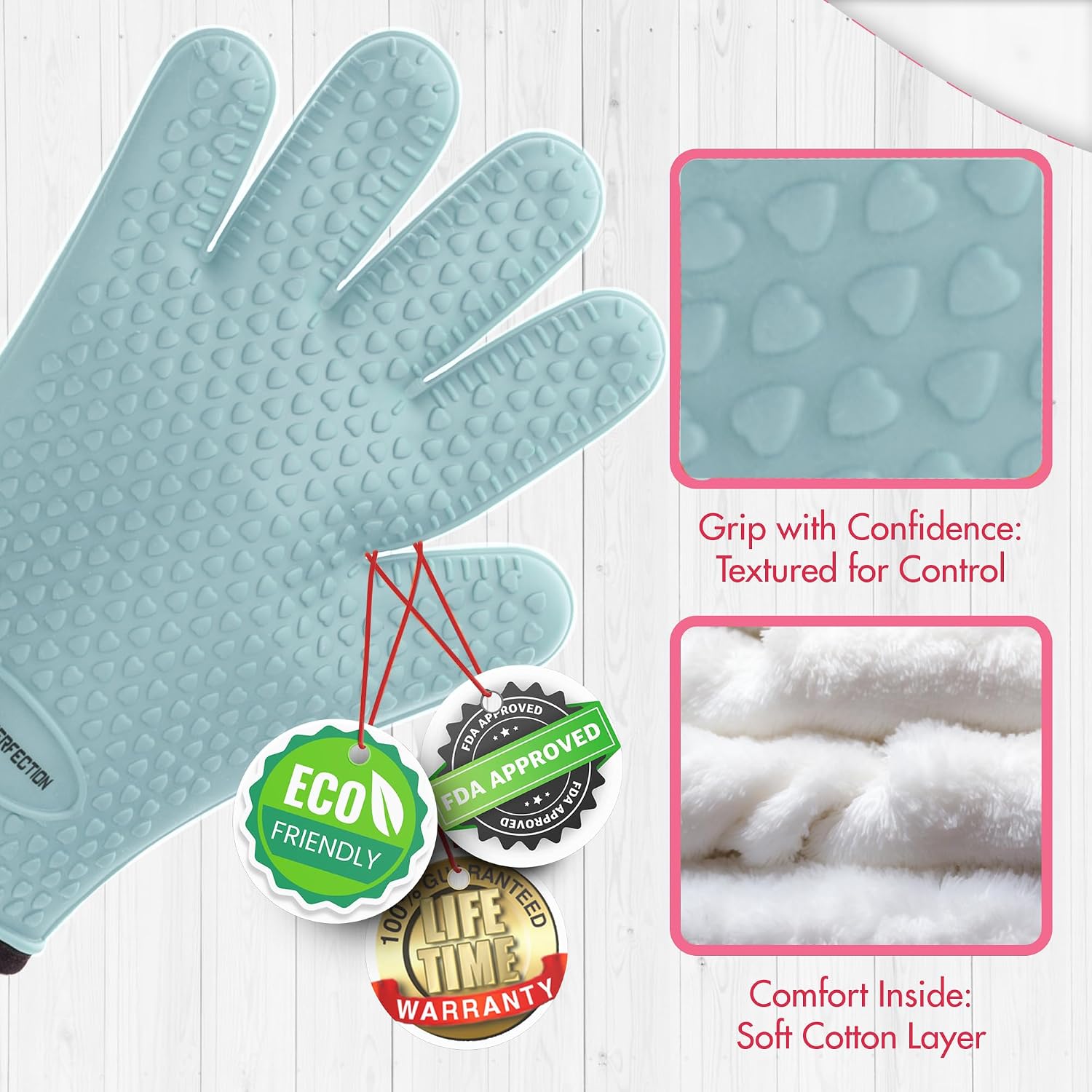 Thumbnail 2 de Kitchen Perfection BBQ Gloves, XL