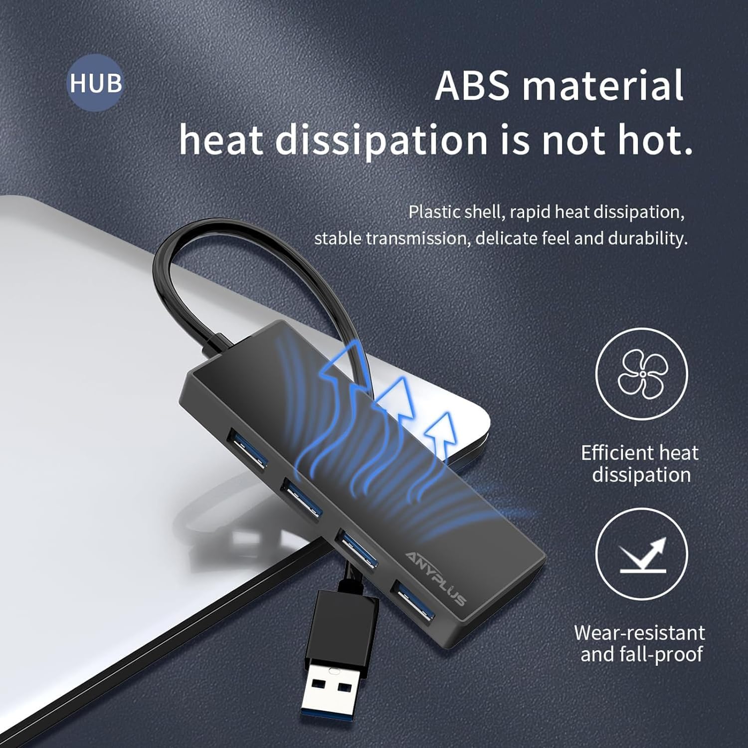 Thumbnail 1 de ANYPLUS USB 3.0 Hub 4-Port portable USB hub 🖥