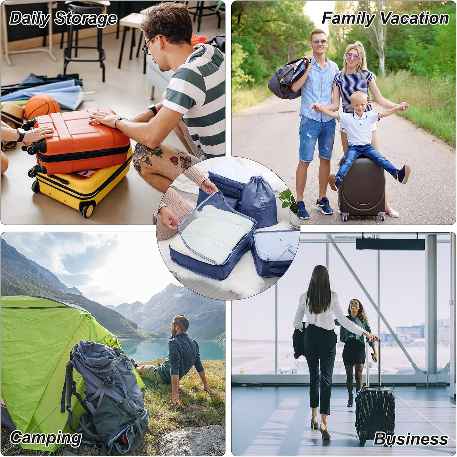 Thumbnail 6 de Koffer Organizer Set 10-teilig für Reisen