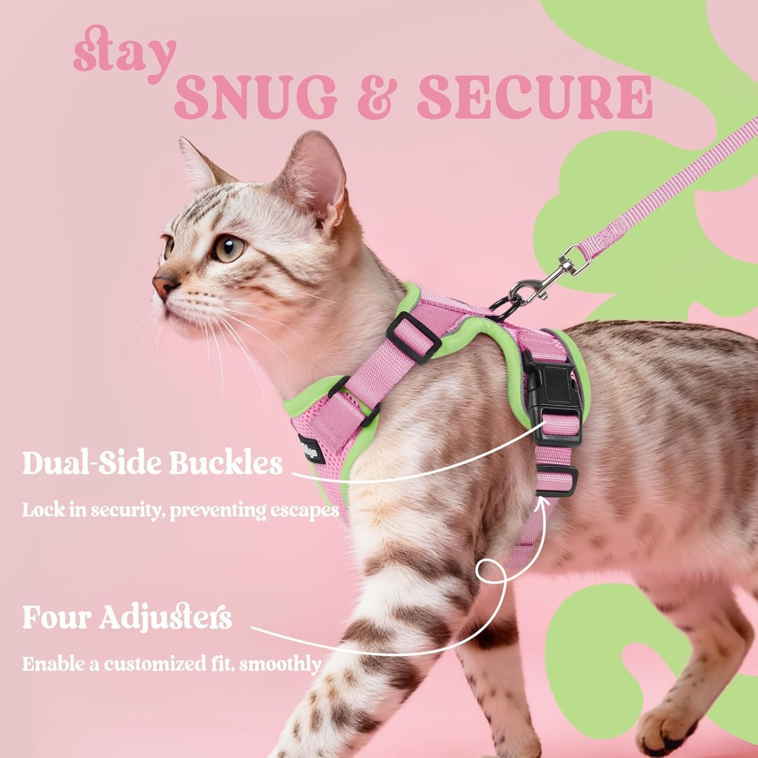 Detalle 2 de rabbitgoo Cat Harness Set, Size S