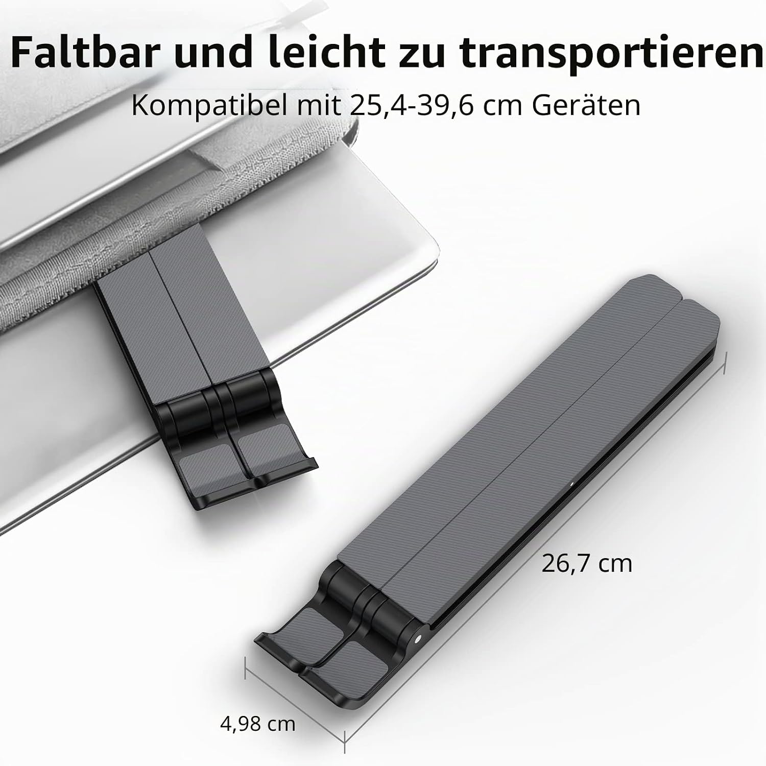 Detalle 2 de Tonmom Laptop Ständer höhenverstellbar 10–15,6"