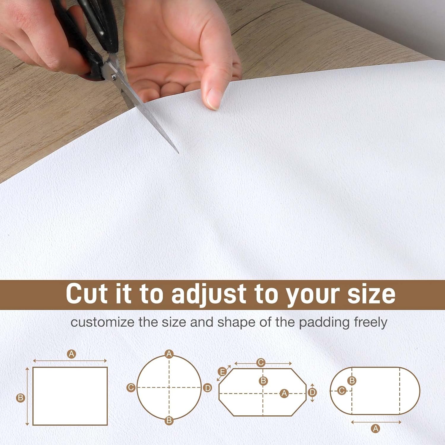 Detalle de LotuFlor Table Protector Pad with Flannel Backing — Waterproof, Heavy-Duty Vinyl, 108 x 54 inches