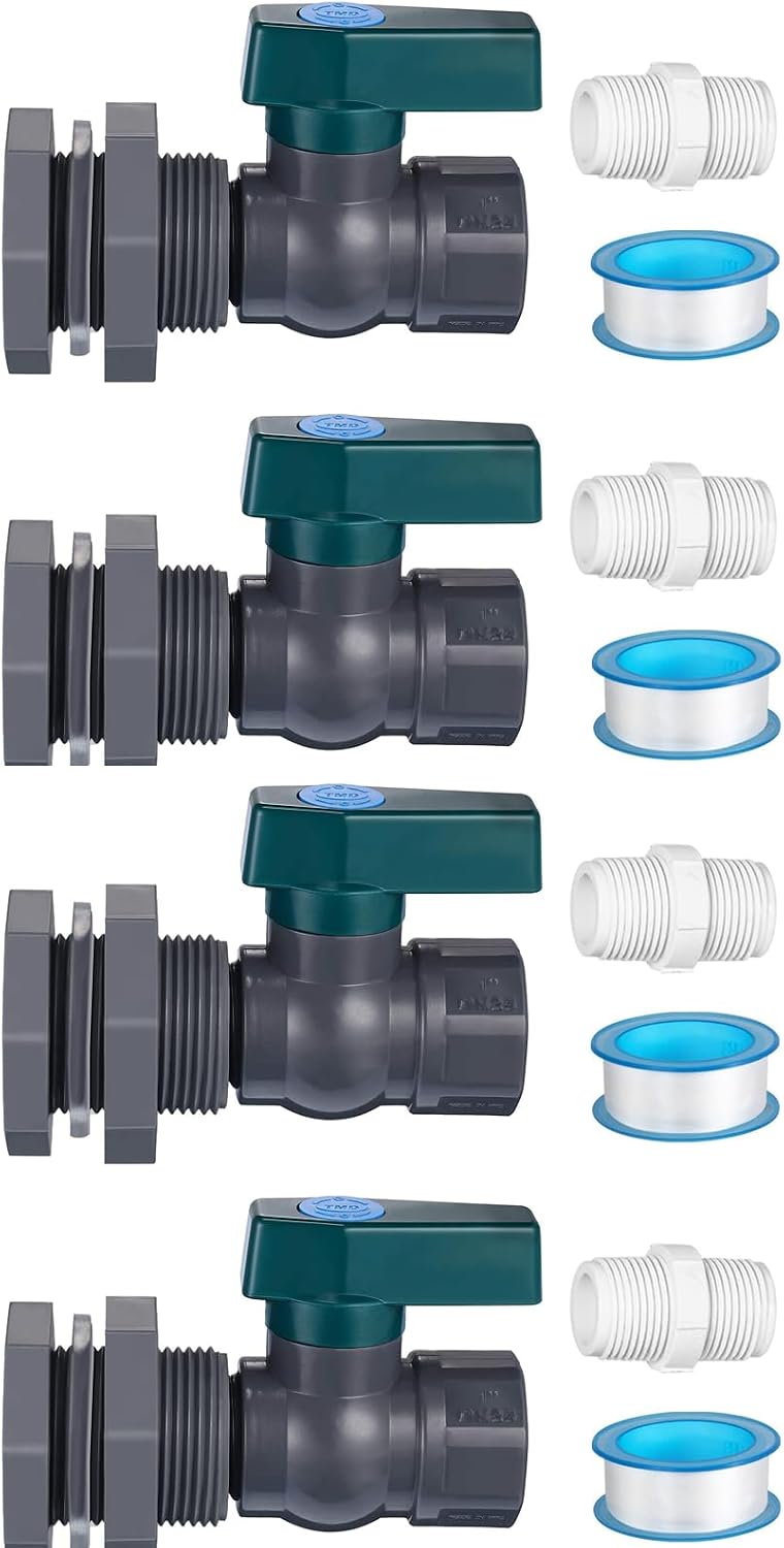 Detalle 2 de PVC Rain Barrel Valve Kit, 3/4 Inch
