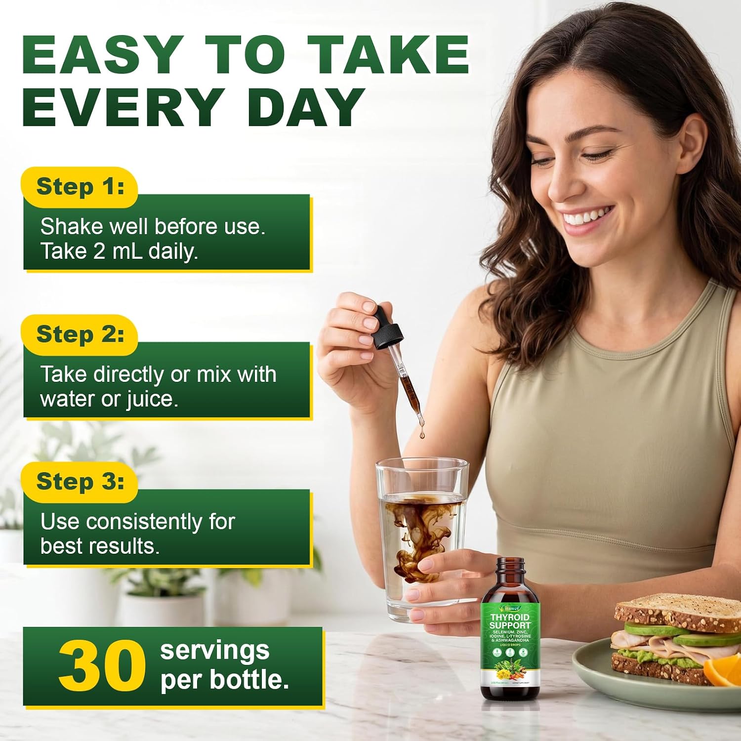 Thumbnail 6 de Thyroid Support Liquid Drops 60ml – A practical blend for metabolism and hormonal balance