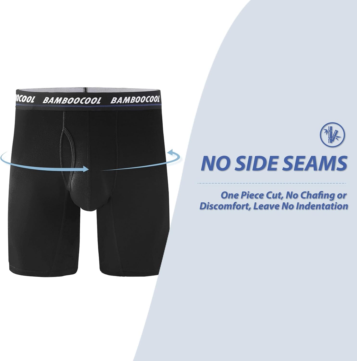 Thumbnail 2 de Bamboo Cool Men's Long Leg Boxer Briefs