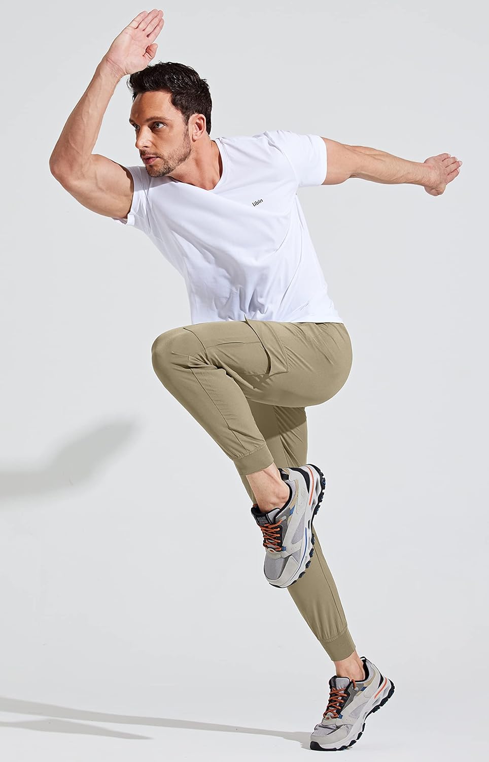 Thumbnail 4 de Libin Pantalon de Jogging Homme Léger à Séchage Rapide et Multi-poches – Randonnée, Voyage et Citywear