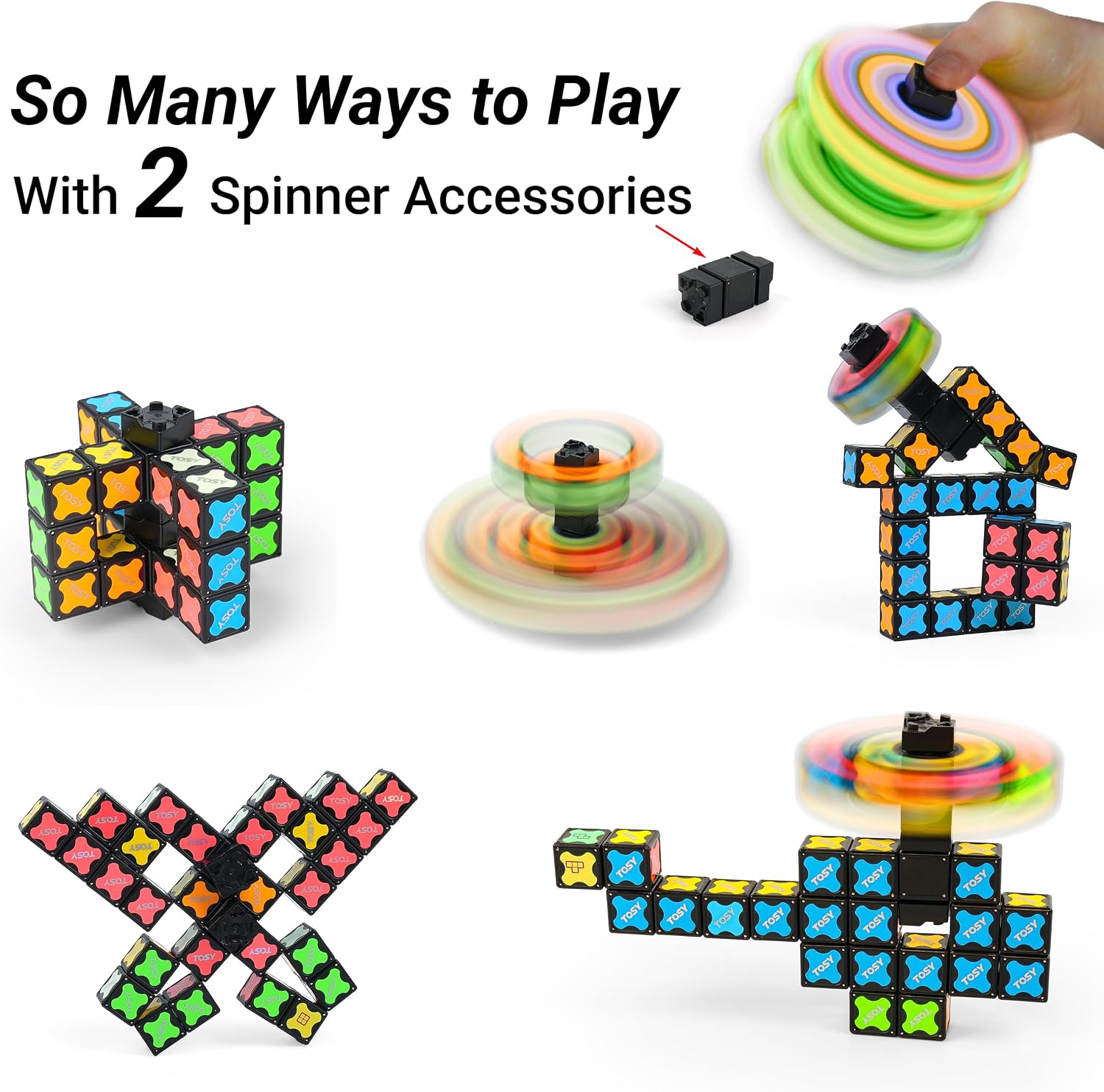 Detalle 2 de TOSY Magnet Cube 3x3 240 magnets toy