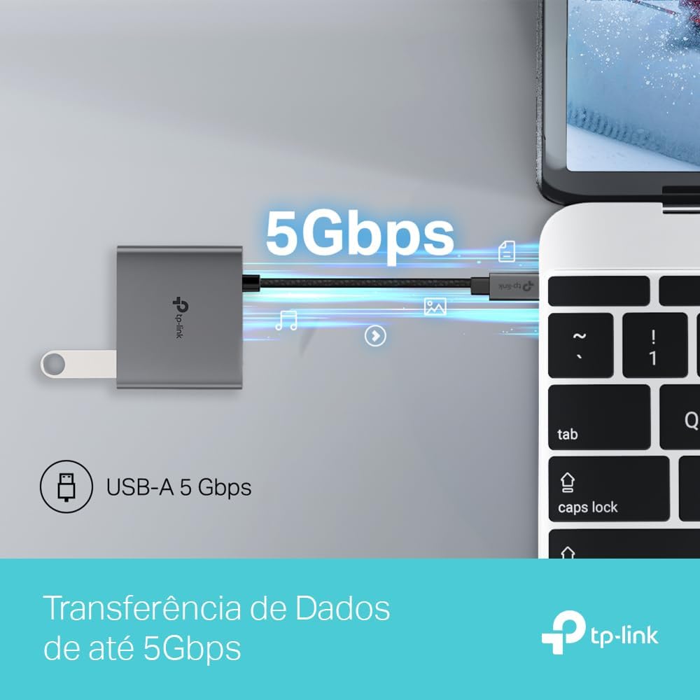 Detalle de TP-Link UH3020C USB-C 3ポートハブ、4K@60Hz HDMI・100W給電・アルミボディ