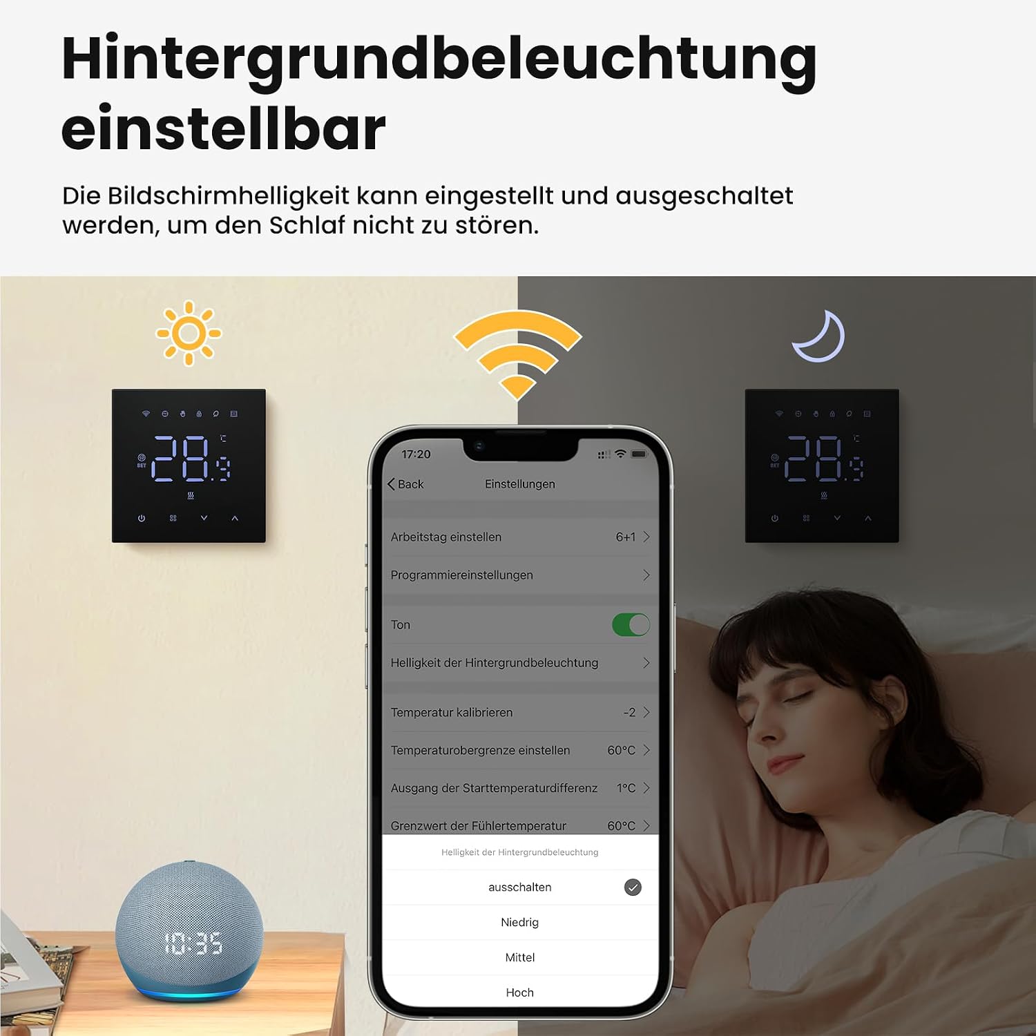Thumbnail 5 de MIUCDA Smart-Thermostat für Fußbodenheizung