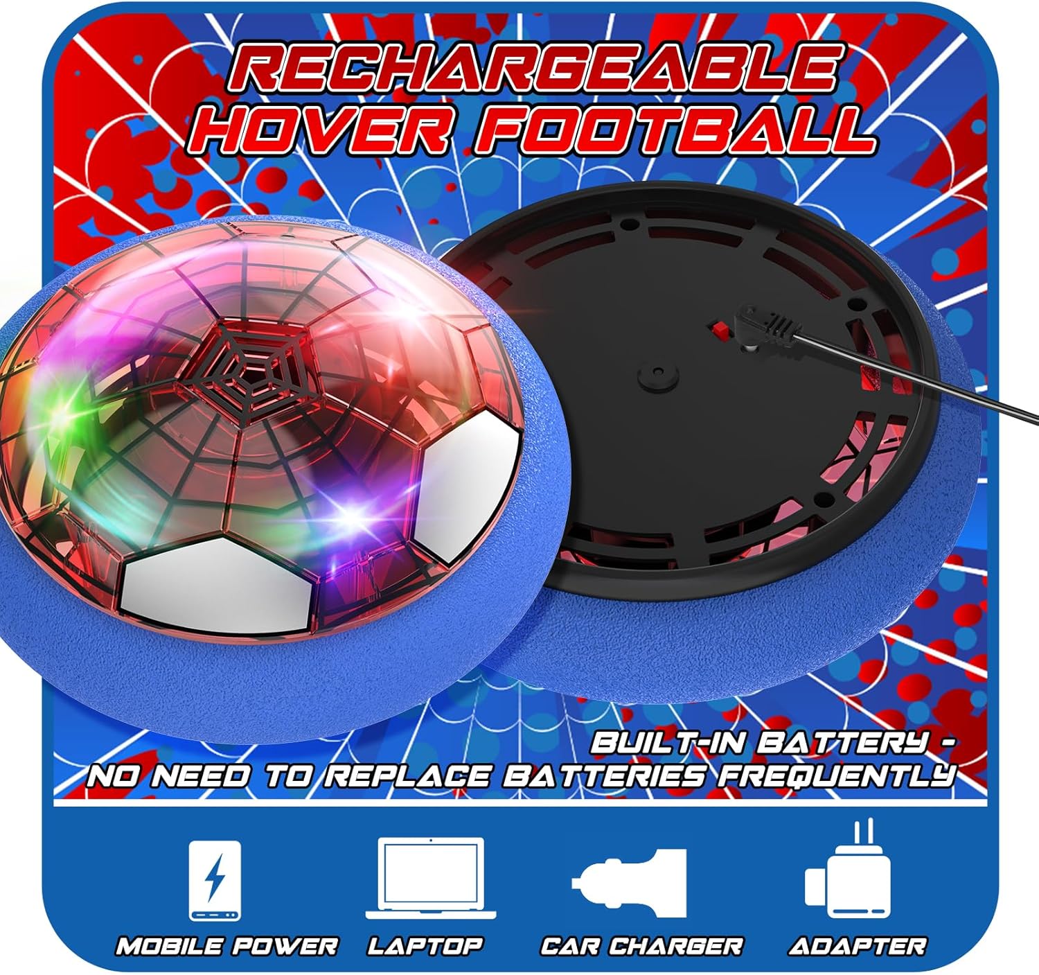 Thumbnail 6 de Balón fútbol flotante recargable 1200mAh