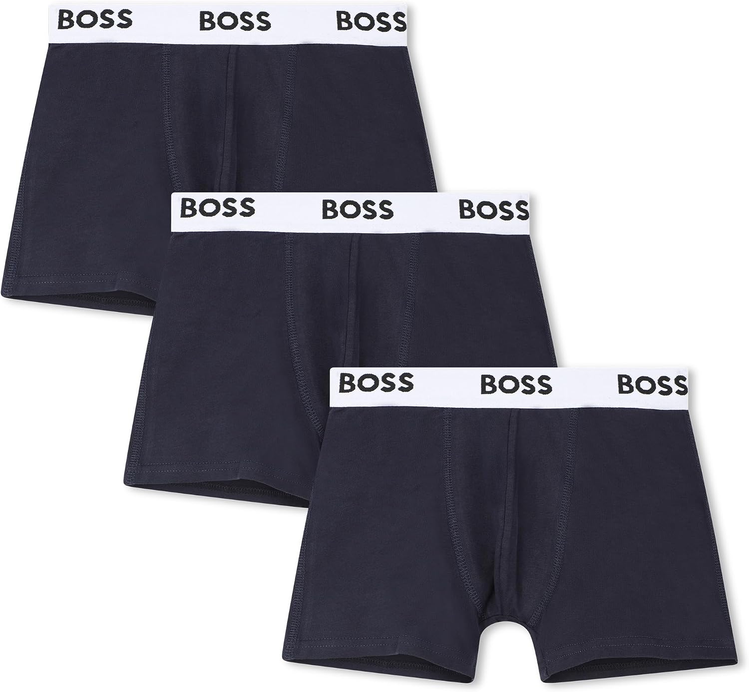 Detalle de Boss J52663 Boxer Minimalista Bambini e Ragazzi – Comfort e stile discreto