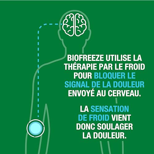 Detalle de Biofreeze Spray Action par le Froid – Soulage les douleurs musculaires et articulaires (118 ml)