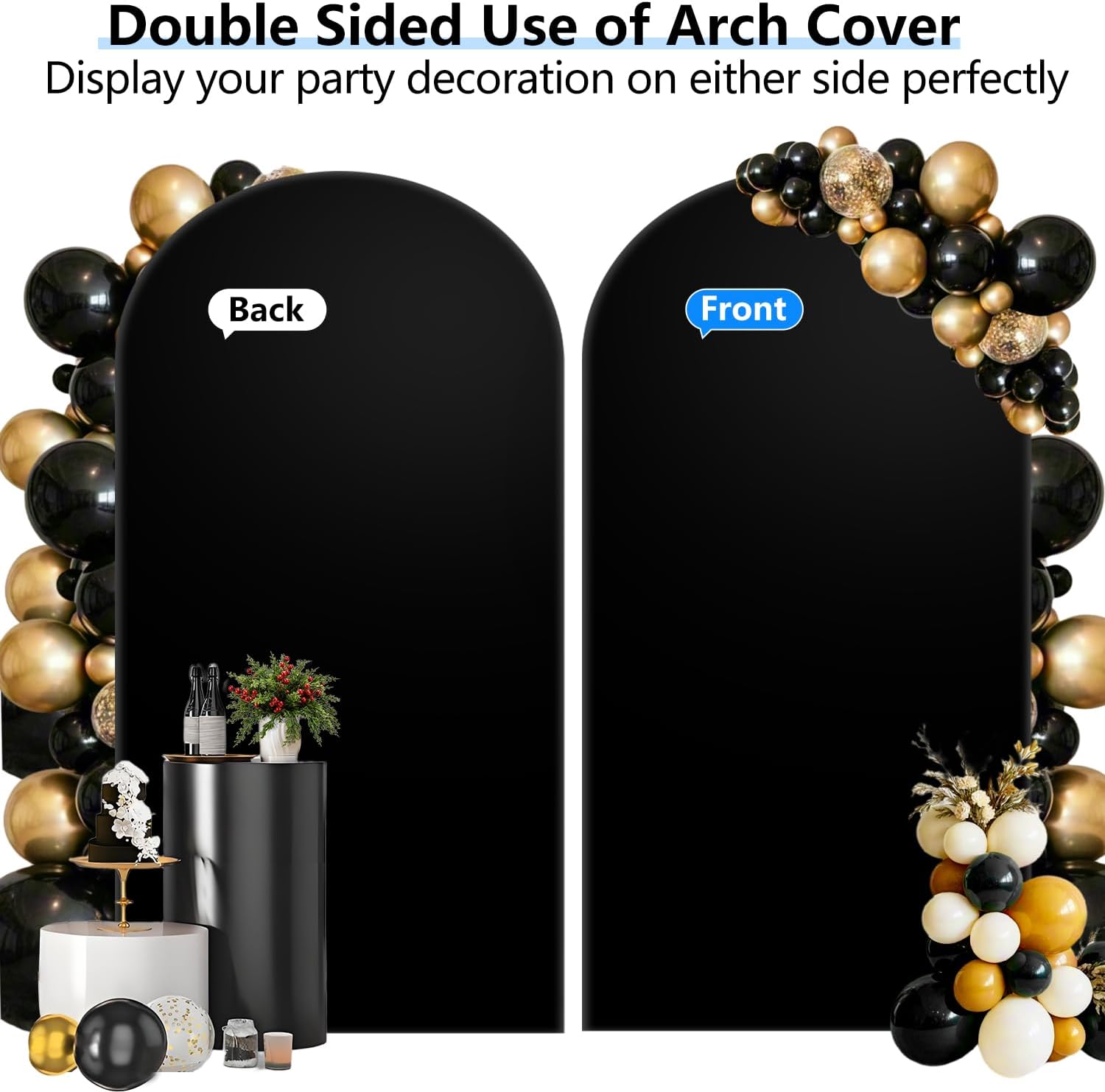 Thumbnail 4 de HEMMOTOP 7.2 ft Arch Backdrop Cover