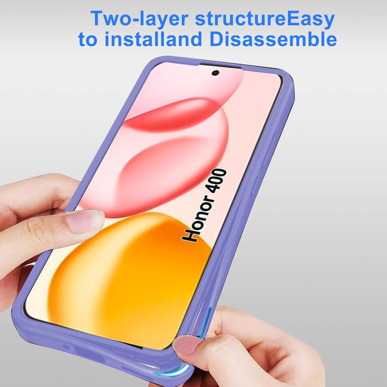 Thumbnail 5 de WeiCase Hülle für Honor 400 5G – Transparente 360° Schutzhülle mit Displayschutz