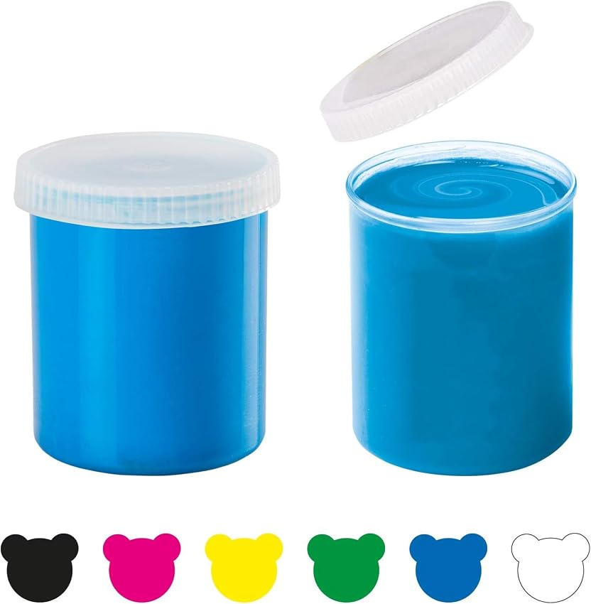 Detalle 2 de Carioca FINGER PAINT KO032 — Set pintura de dedos 6×80 ml 🎨