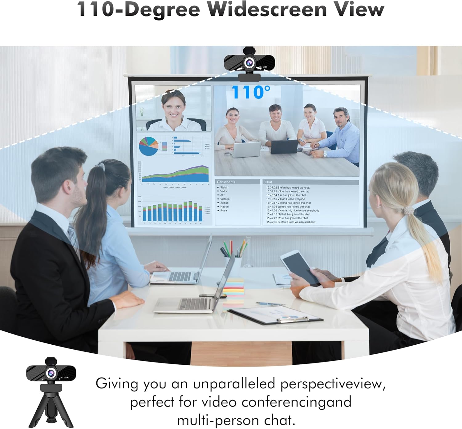 Detalle 2 de Webcam Gohero HD 1080P avec micro