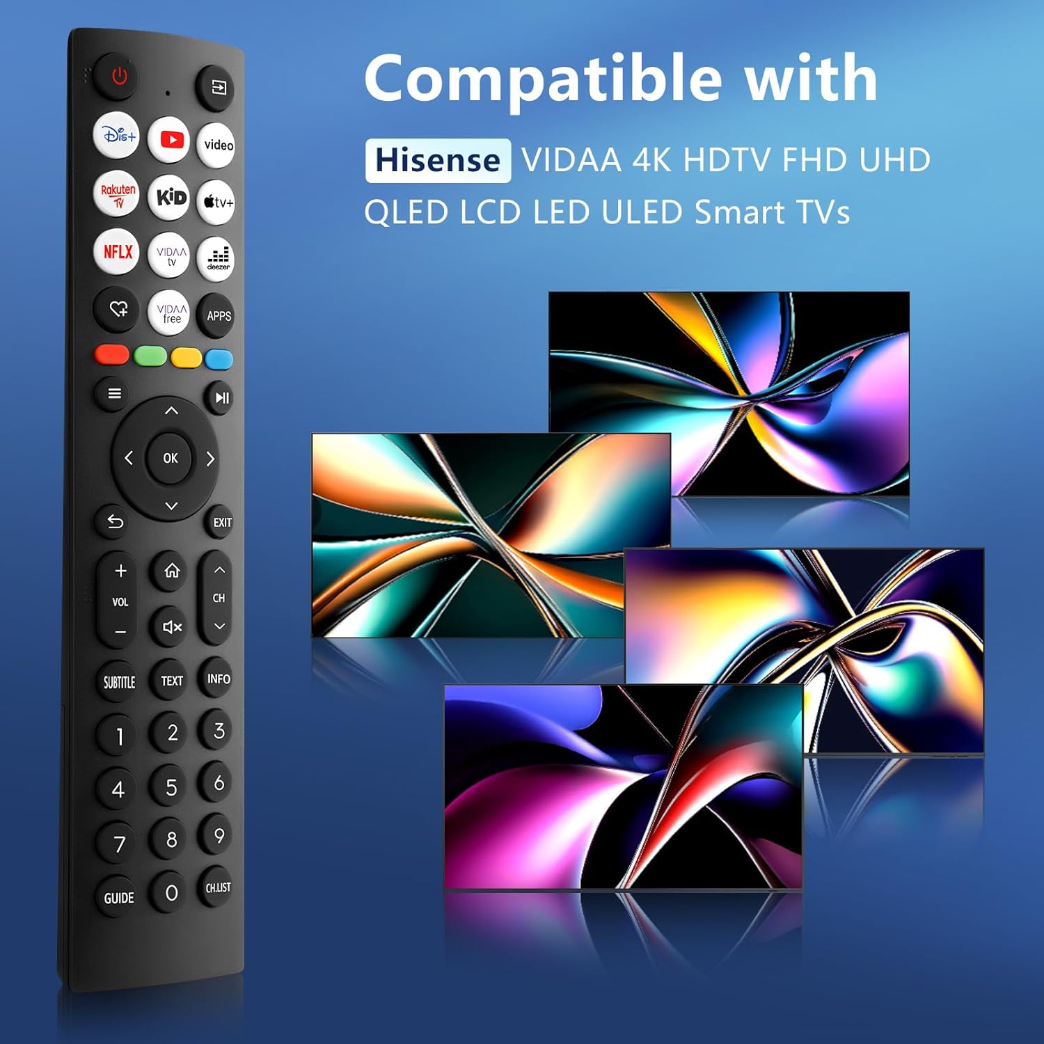Detalle de Hisense 4K VIDAA Universal Remote Control