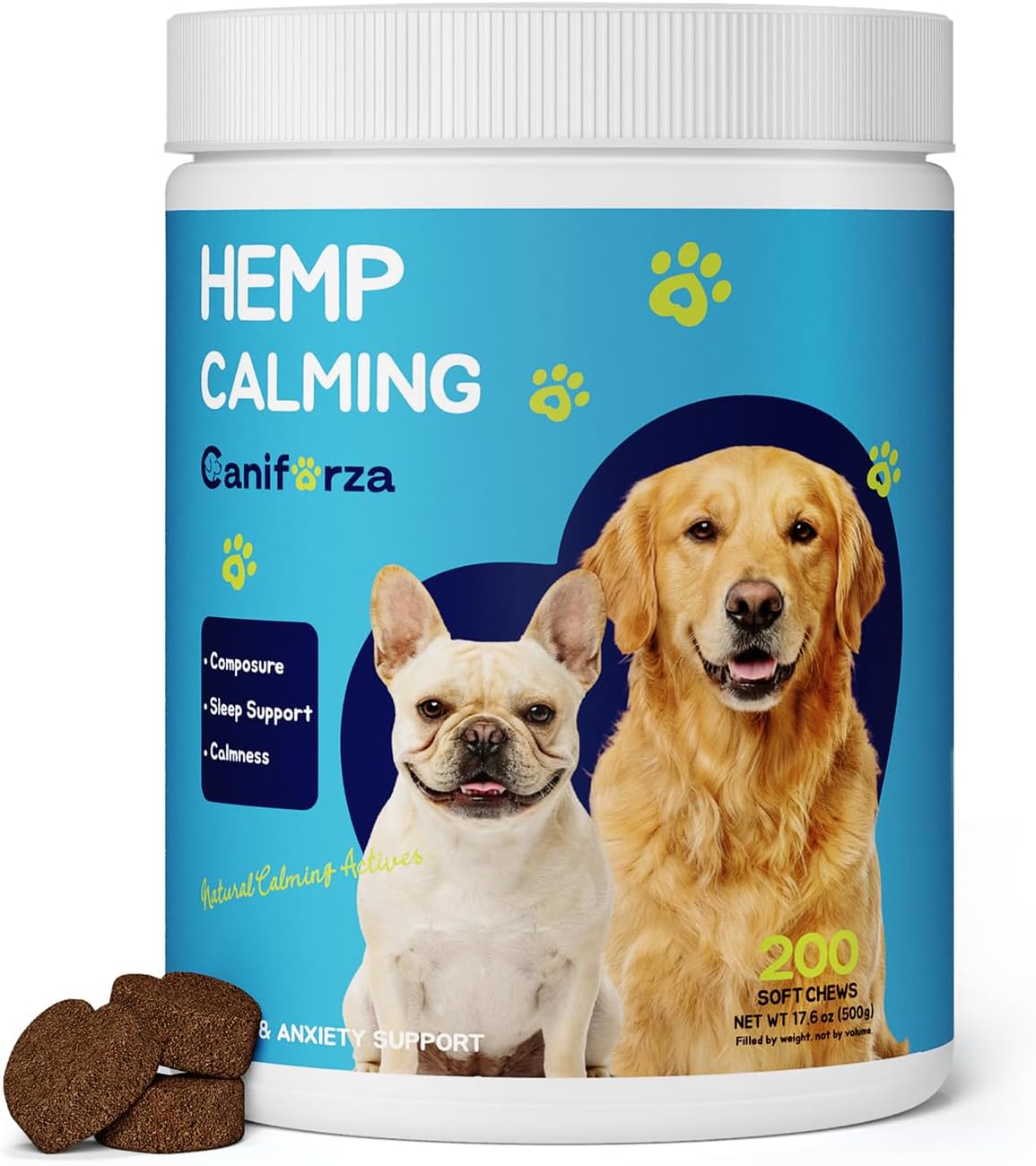 Detalle de Caniforza Calming Dog Chews 200 Count
