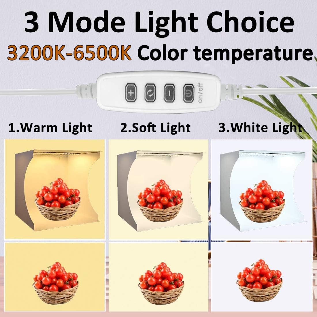 Detalle 2 de DUCLUS Photo Light Box 30cm lightbox kit