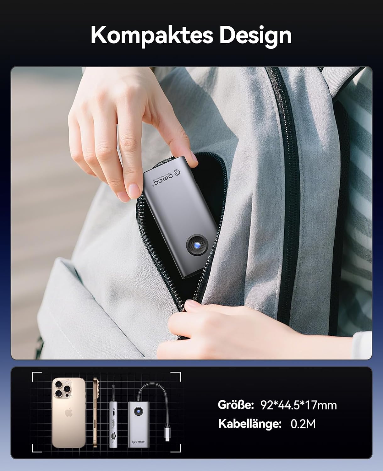 Thumbnail 6 de ORICO Docking Station 6 in 1 USB C Hub