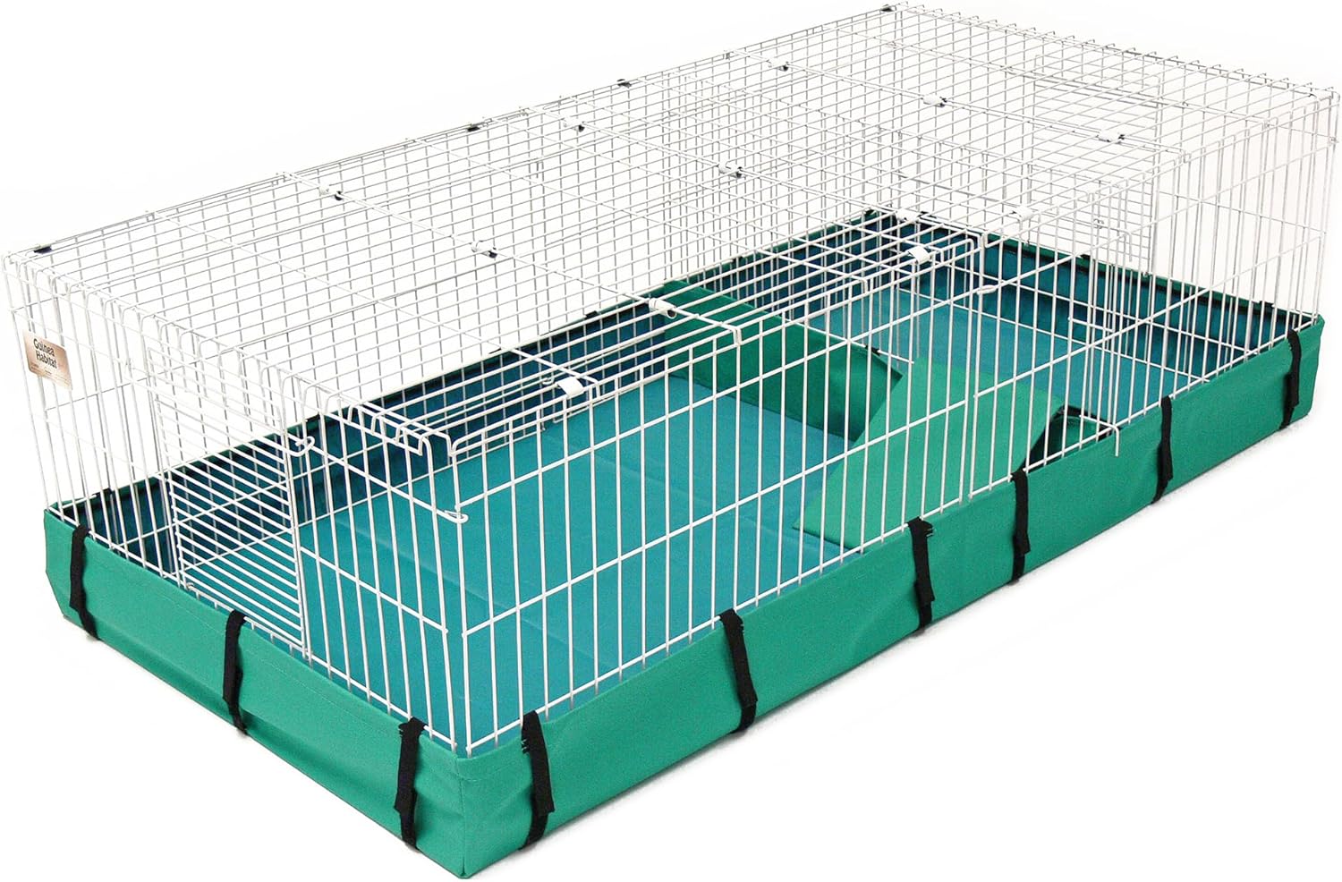 MidWest Homes for Pets Guinea Habitat Plus Cage (171GHP) with Divider Panel and Hinged Top