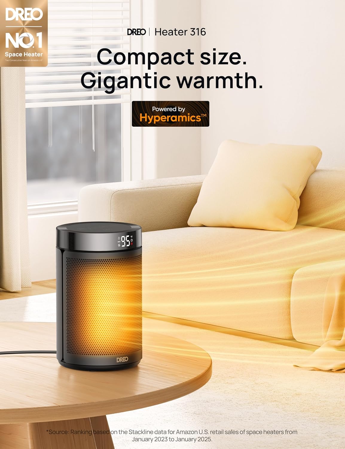 Thumbnail 1 de DREO Space Heater 1500W