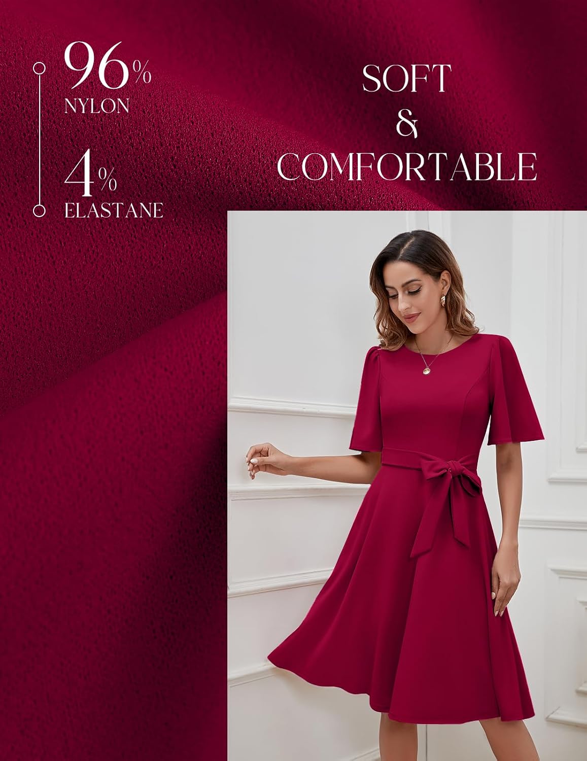 Thumbnail 4 de Bbonlinedress Cocktailkleid Damen Midilang