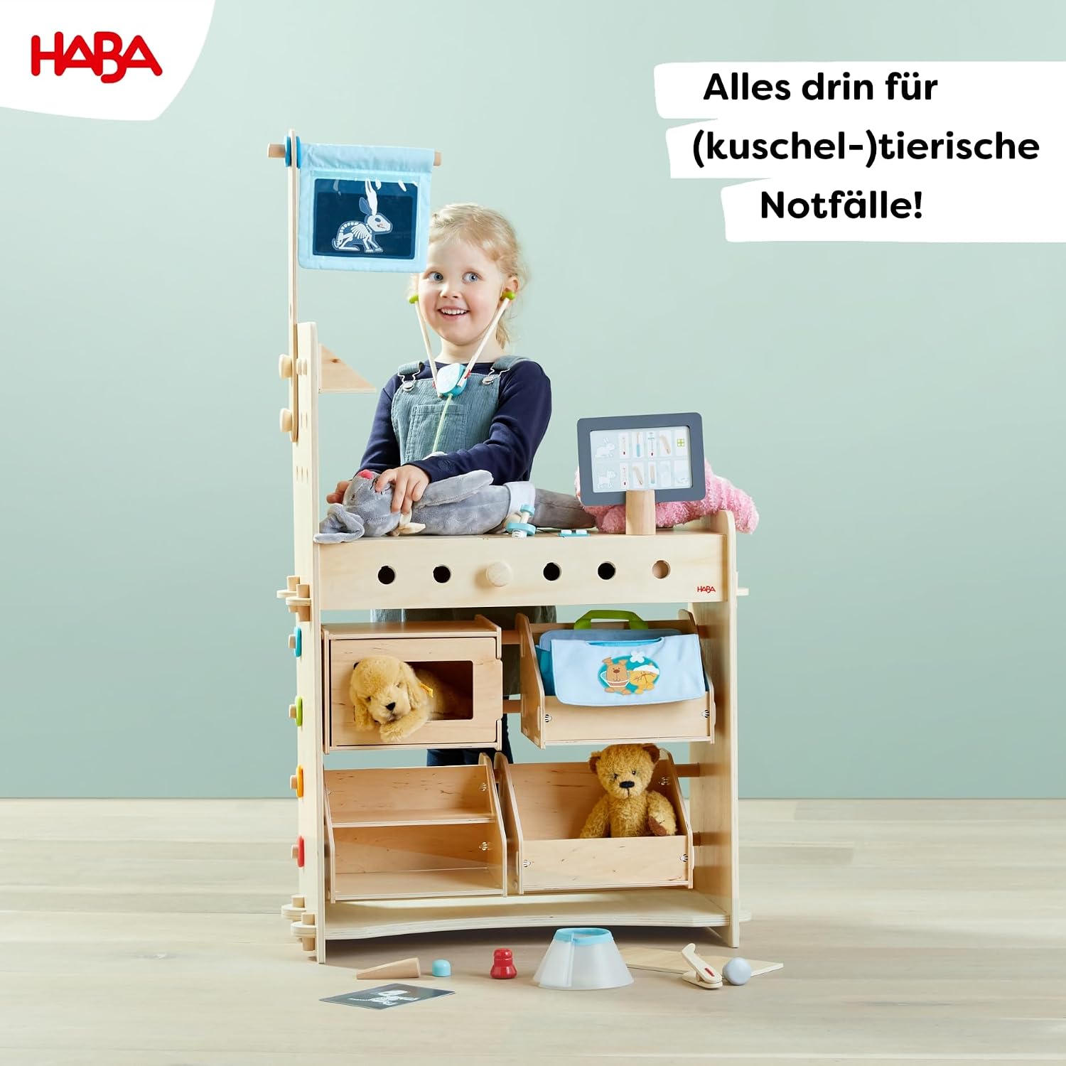 Thumbnail 3 de HABA Creative Play Tierarzt-Spielset 10 Teile