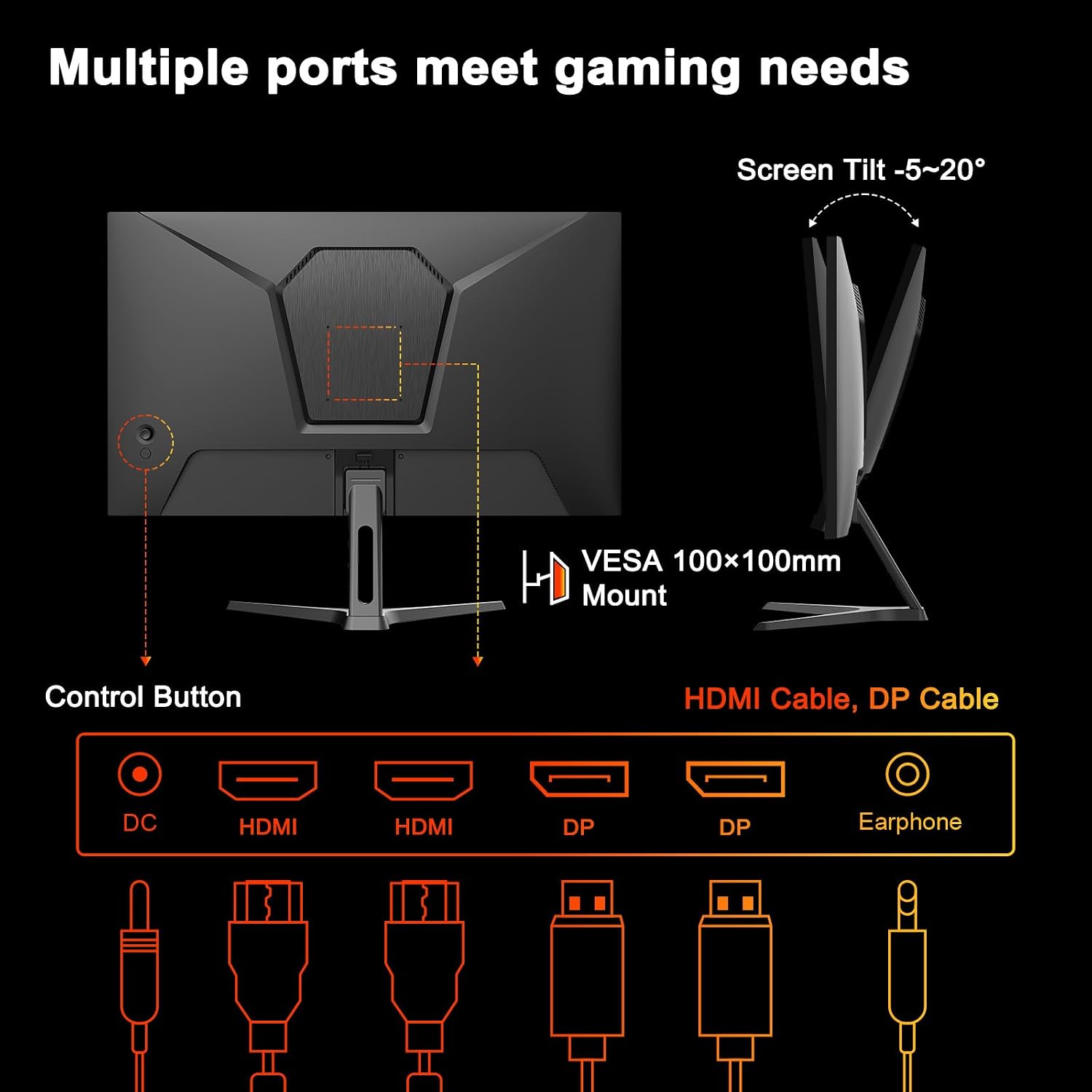 Thumbnail 6 de Minifire MFG27F4Q Gaming-Monitor 27" WQHD, 180 Hz