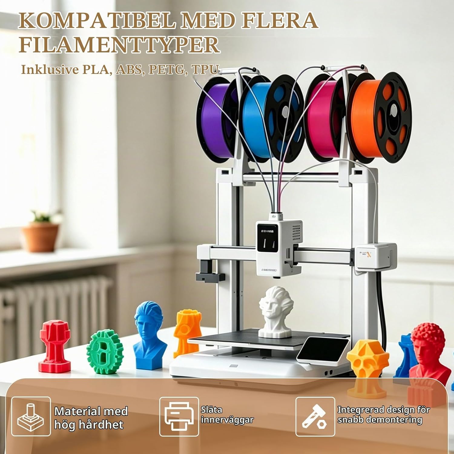 Detalle de INQUIRLLY 0,4 mm härdade stålmunstycken för Anycubic Kobra X, 3-pack