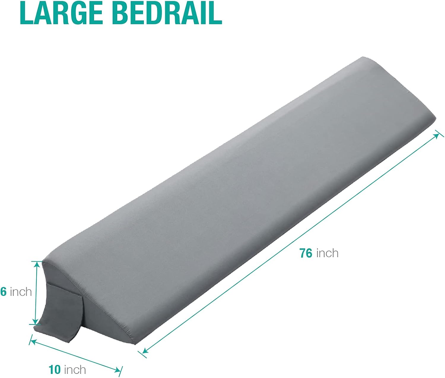 Thumbnail 4 de Vekkia King Bed Wedge Pillow 76"x10"x6"