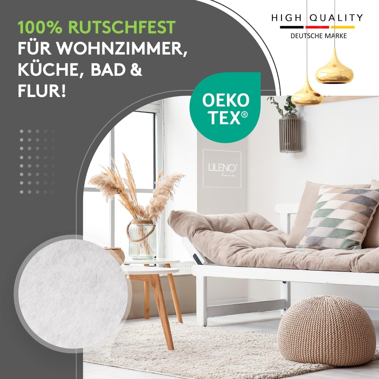 Thumbnail 2 de LILENO HOME Tapis Antidérapant 80x150 cm