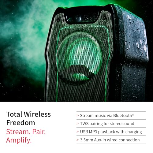 Detalle 2 de Sharp PS-931 Party Speaker: 180 W, Bluetooth, TWS e luci da discoteca