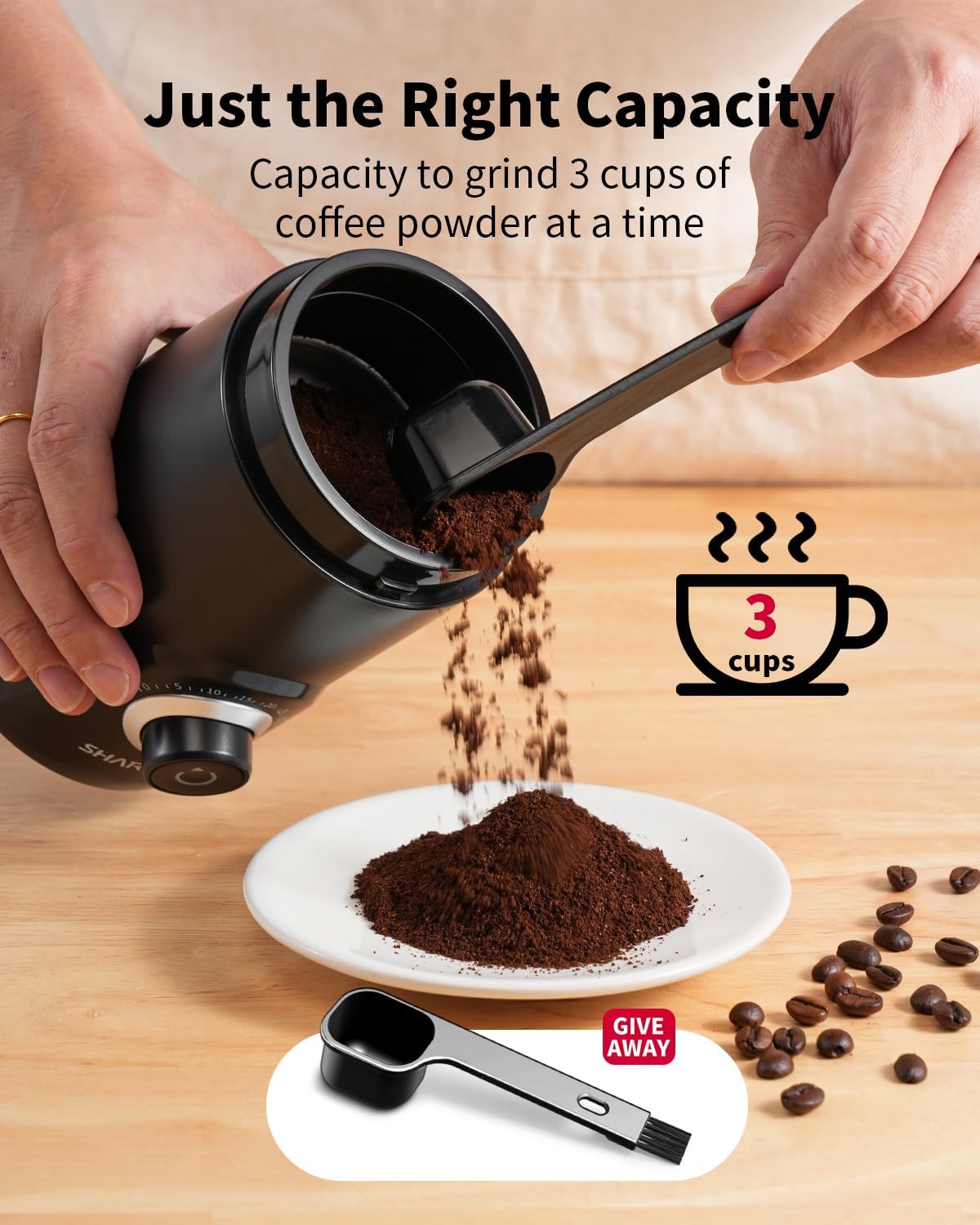 Thumbnail 4 de SHARDOR Electric Super Silent Blade Coffee Grinder