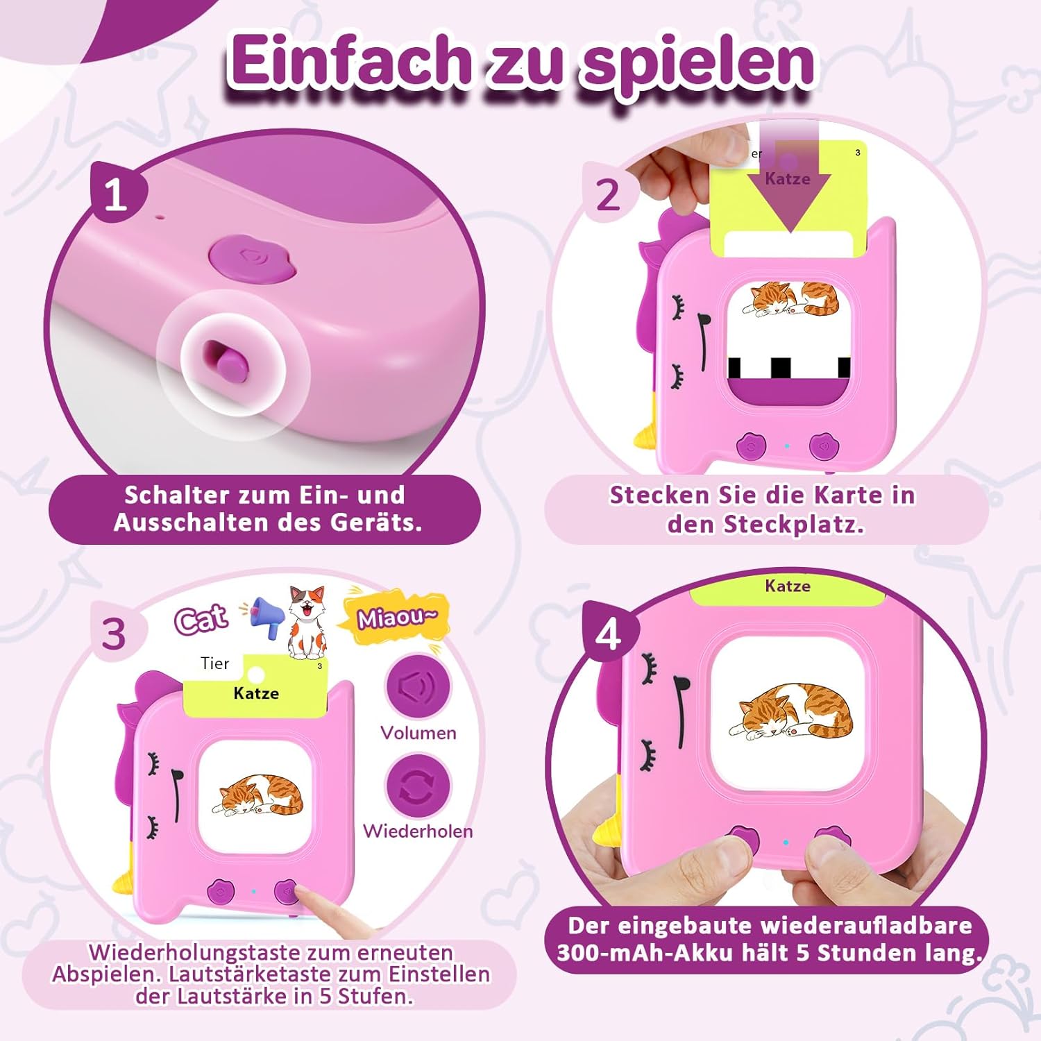 Detalle de Sprechende Lernkarten Deutsch 420 Wörter