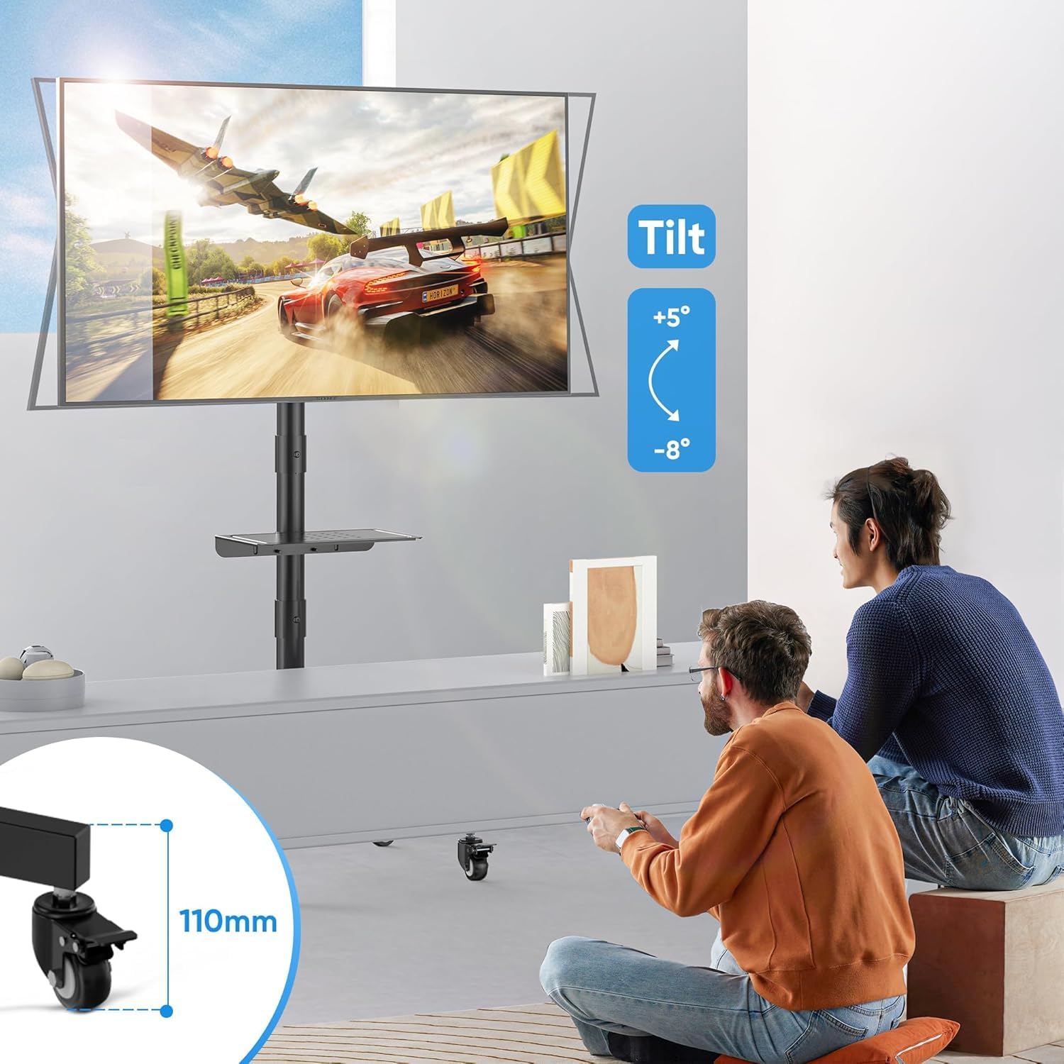 Thumbnail 1 de FORGING MOUNT Mobile TV Stand 23–60 inch TV