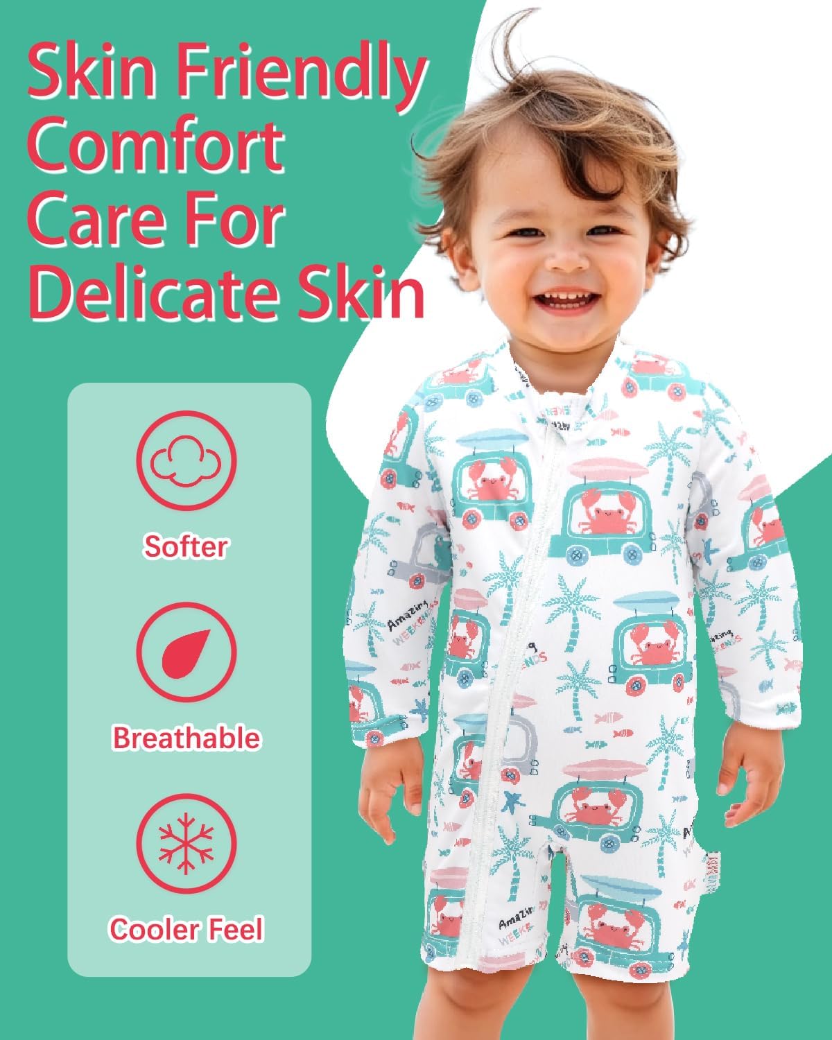 Thumbnail 4 de ALVA Baby Swimsuit, UPF 50+