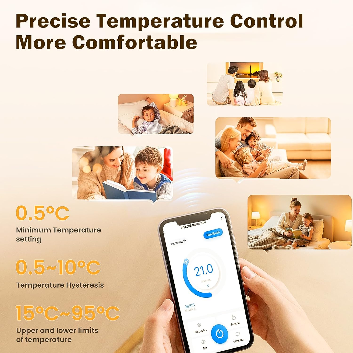 Thumbnail 5 de AVATTO Thermostat für Wasser Fußbodenheizung