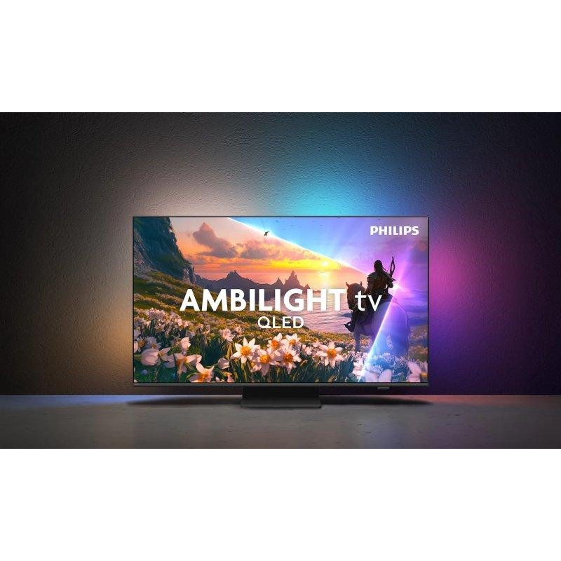 Detalle de Philips 55PUS8600: TV QLED 55" con Ambilight y HDR para cine en casa
