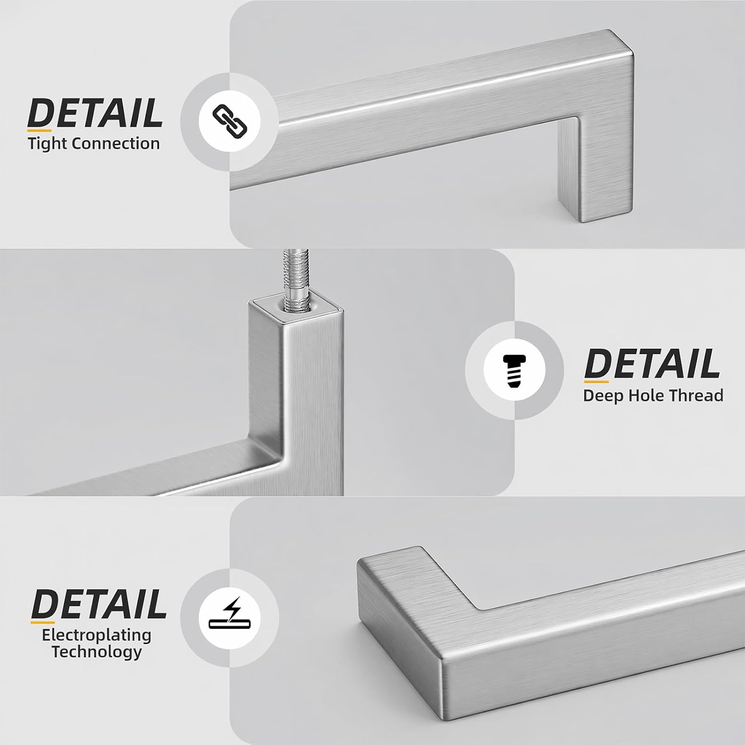 Detalle 1 de Goldenwarm Cabinet Pulls, 10-Inch
