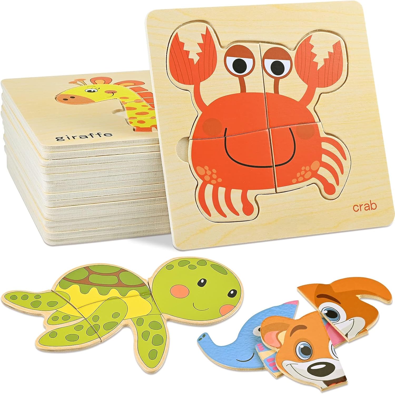 GOLDGE Puzzle 16 piezas para 1–5 años