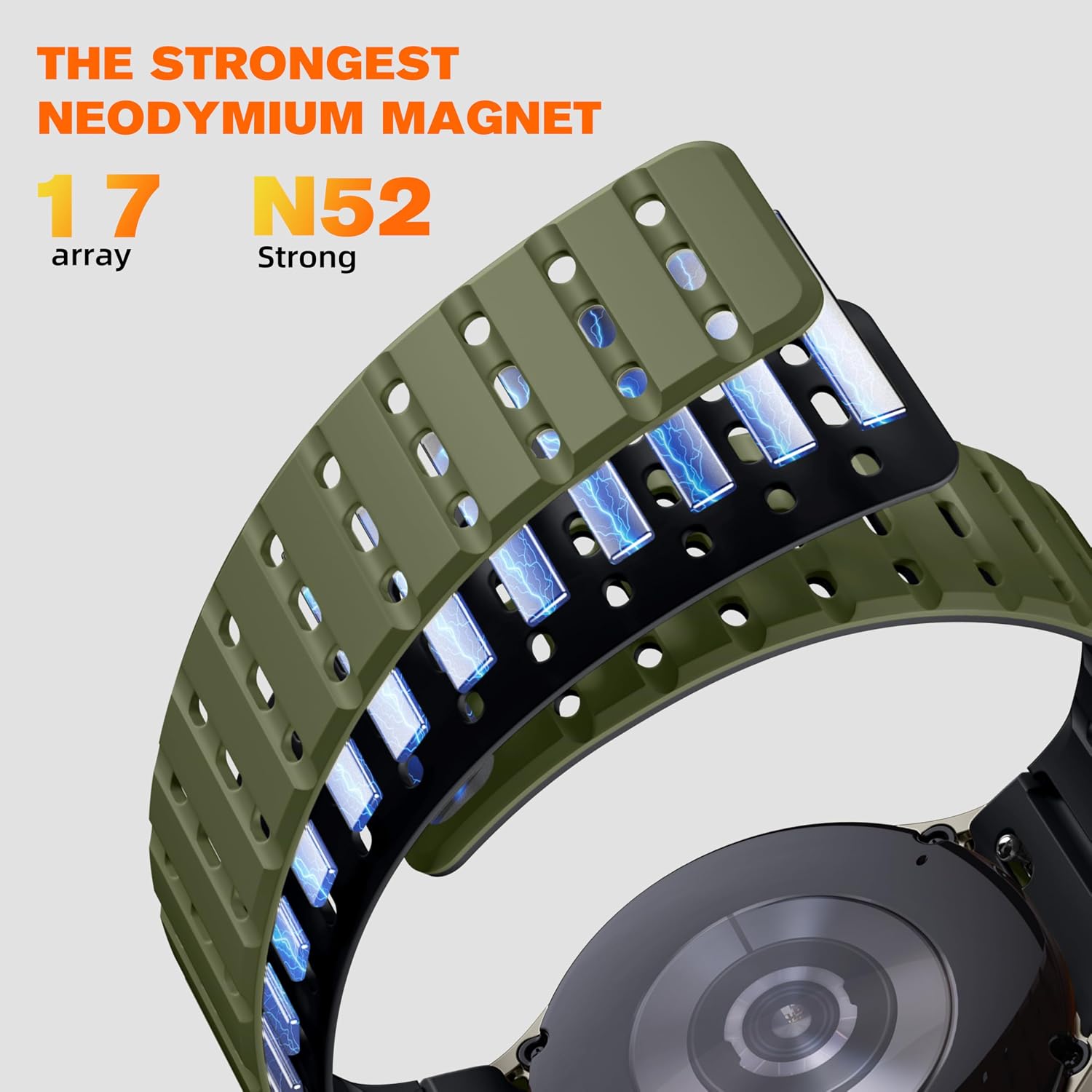 Detalle de Bandletic Magnetic Strap 44mm replacement band
