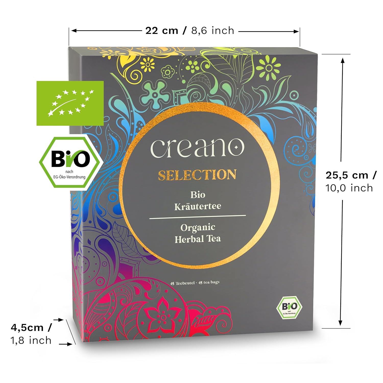 Thumbnail 1 de Creano Bio Kräutertee Geschenkset 45 Beutel 🍵