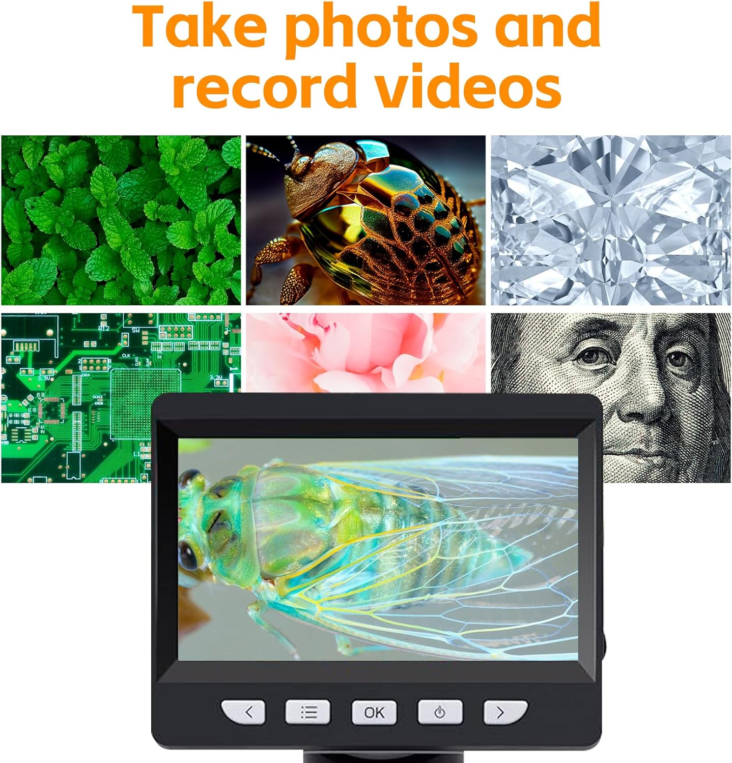 Thumbnail 6 de GlobalCrown Digital Microscope 50โ1000X ๐ฌ