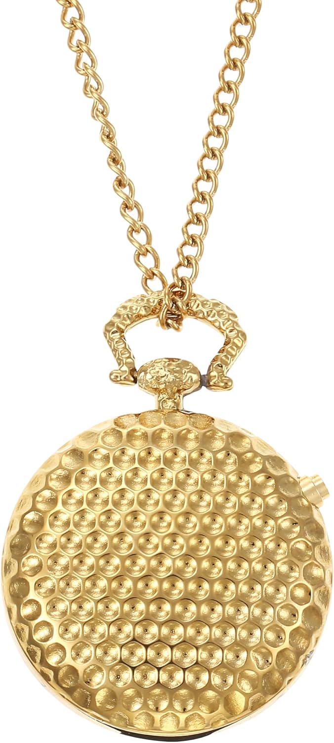 Detalle de QIATKWH Deutsch sprechende Uhr – Gold Taschenuhr mit Sprachausgabe