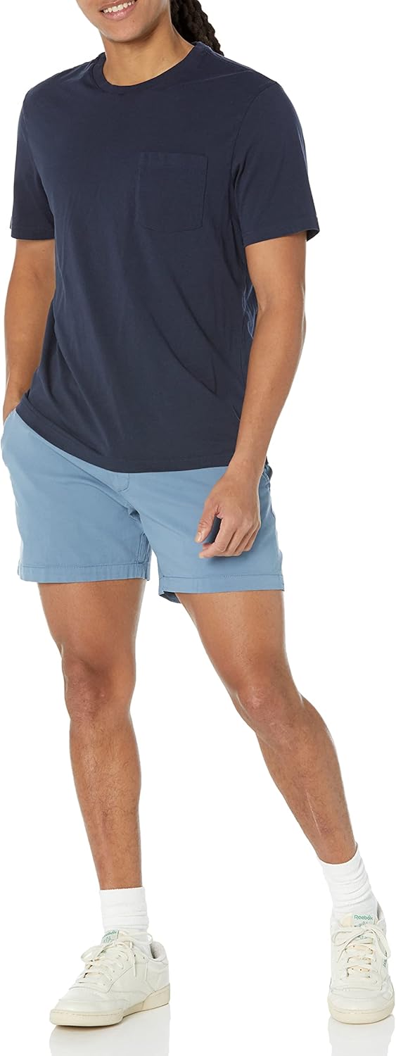 Thumbnail 5 de Amazon Essentials Herren Bequeme Slim-Fit-Stretch-Chinoshorts ohne Bundfalten, 13 cm