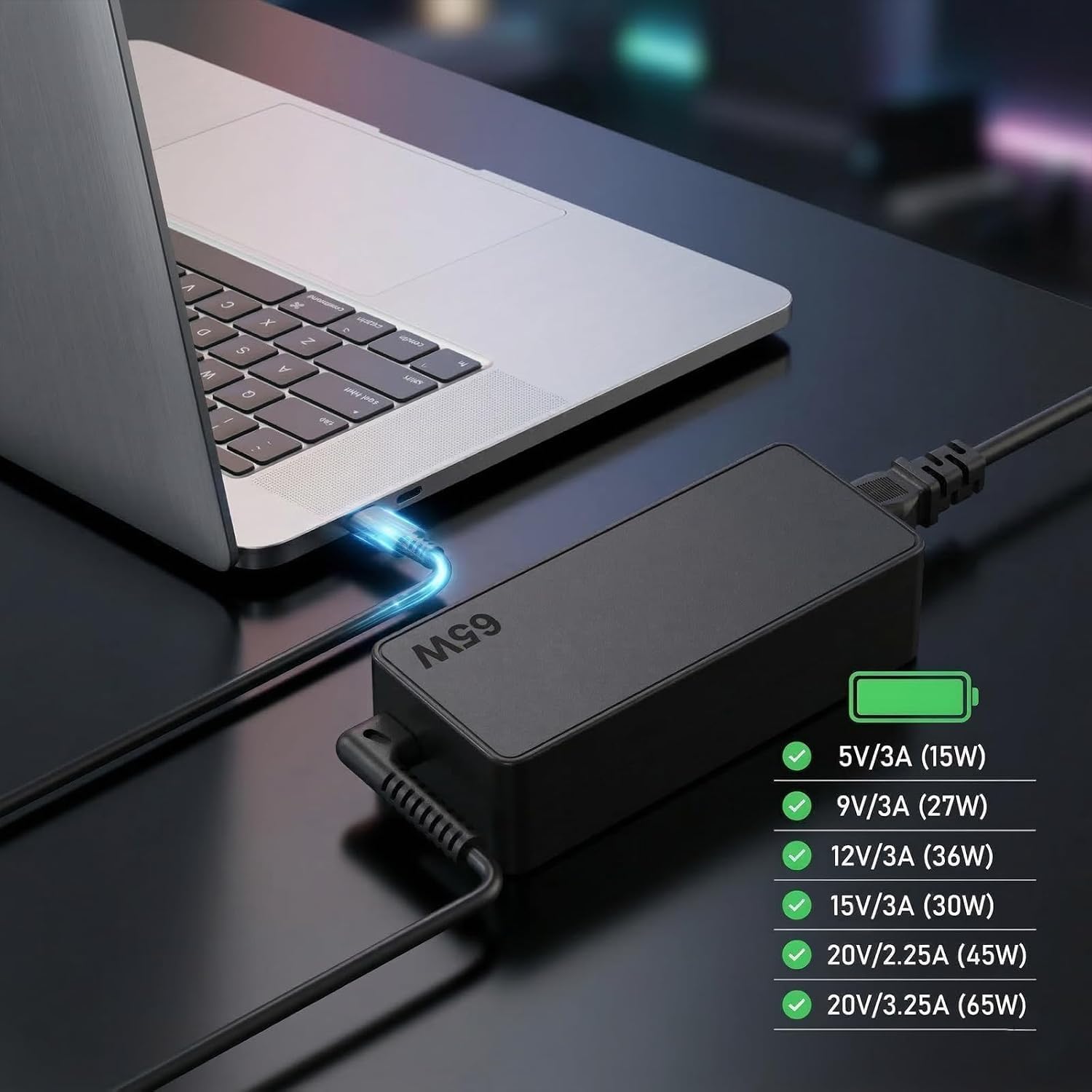 Detalle 2 de USB-C Laptop Charger 65W