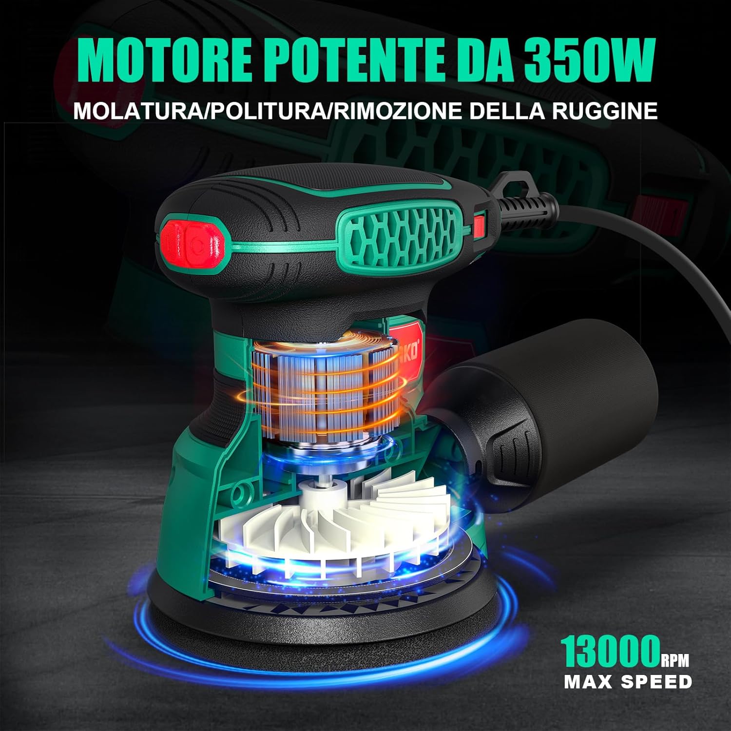 Thumbnail 1 de SORAKO Levigatrice orbitale 350 W